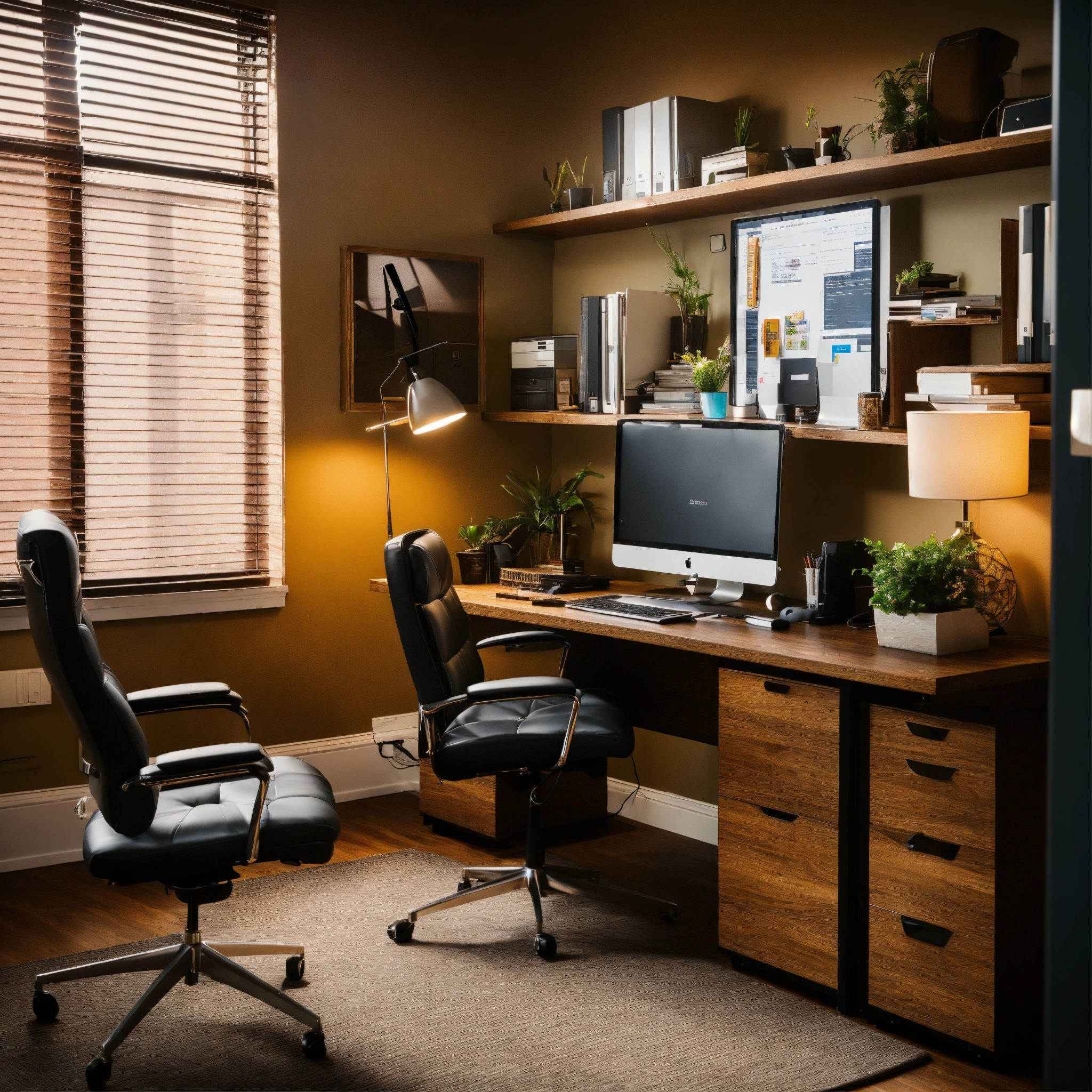 Hyvä ryhti työtuolissa